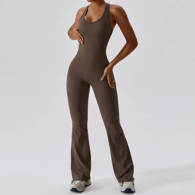 Sexy Back V Jumpsuit Gym