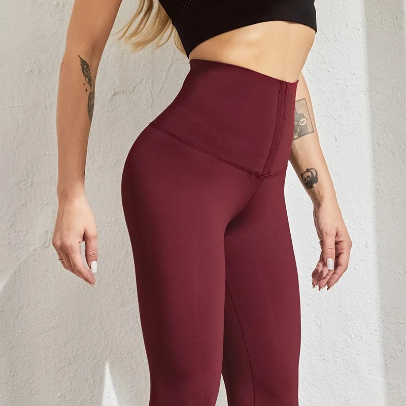 Women's High Waist Warm Leggings for Fitness Sports